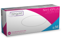 Bingold Nitril 65Plus blau Gr. M 100 St&uuml;ck