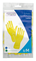 Bingold Mehrweghandschuh Latex gelb Gr. M 1 St&uuml;ck