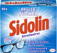 Sidolin Brillenputzt&uuml;cher 50 St&uuml;ck