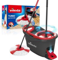 Vileda Turbo Wischmopp Komplett Set , Bodenwischer mit...