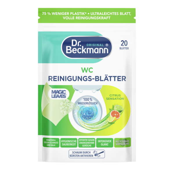 Dr. Beckmann WC Reinigungs-Bl&auml;tter Citrus Sensation 20 Bl&auml;tter