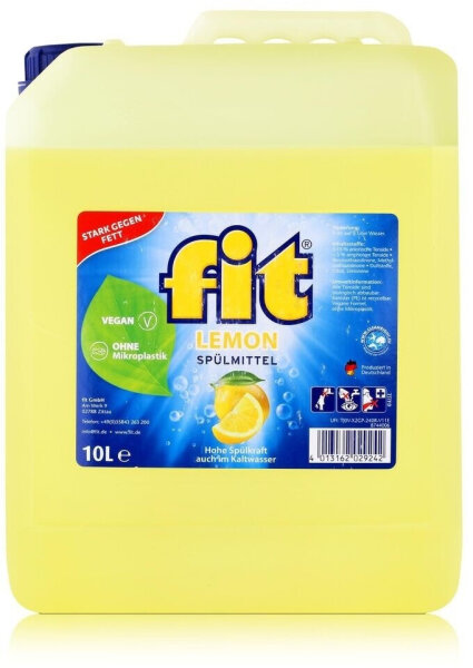 Fit Sp&uuml;lmittel Lemon 10 Liter
