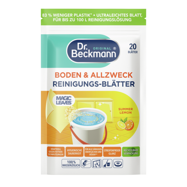 Dr. Beckmann Boden & Allzweck Reinigungs-Bl&auml;tter Summer Lemon