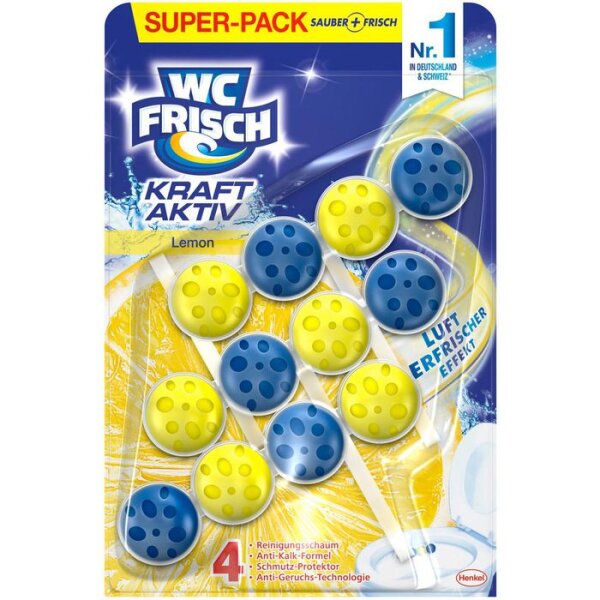 WC Frisch Kraft Aktiv Lemon 3x50g