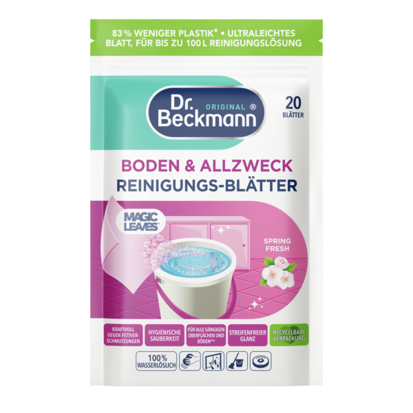 Dr. Beckmann Allweck Reinigungs-Bl&auml;tter Spring Fresh