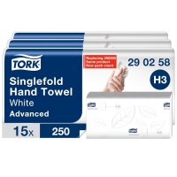Tork Advanced Papierhandt&uuml;cher H3 2-lagig wei&szlig;...