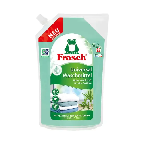 Frosch Universal Waschmittel fl&uuml;ssig 25WL 1,5 Liter