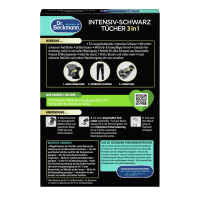 Dr. Beckmann Intensiv-Schwarz-T&uuml;cher 3in1 8 T&uuml;cher