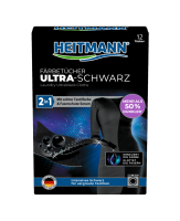 Heitmann 2 in 1 F&auml;rbet&uuml;cher Ultra-Schwarz 12...