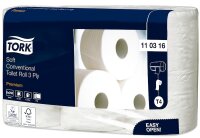 Tork Premium Toilettenpapier hochwei&szlig; 3-lg....