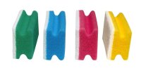 Meiko Putzschwamm kratzfrei blau/wei&szlig; 15x7x4,5cm 10...