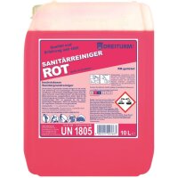Dreiturm Sanit&auml;rreiniger ROT 10 Liter
