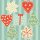 Serviette 33x33 3lg 1/4-Falz 20 St&uuml;ck mit Motiv Jolly Christmas