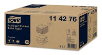 Tork 114276 Premium extra weiches Einzelblatt-Toilettenpapier Wei&szlig; T3, 30x 252 Blatt, 2-lagig