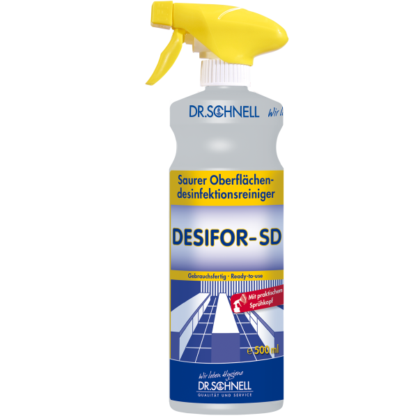 Dr. Schnell DESIFOR-SD Desinfektionsreiniger 500 ml Spr&uuml;hflasche