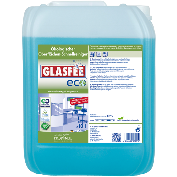 Dr. Schnell Glasfee ECO 10 Liter &Ouml;kologischer Oberfl&auml;chen-Schnellreiniger
