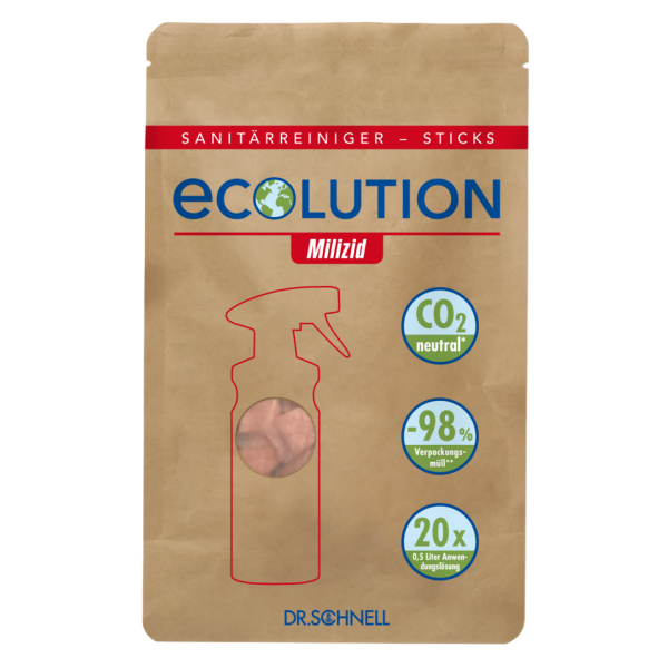 Dr. Schnell ECOLUTION MILIZID STICKS Beutel (20 Sticks &agrave; 3 g) 60 g