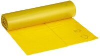 Deiss PREMIUM M&uuml;lls&auml;cke gelb, Typ 60, 120 Liter, 700 x 1100 mm, 25 S&auml;cke