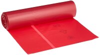 Deiss PREMIUM M&uuml;lls&auml;cke rot, 60 my, 120 Liter, 700 x 1100 mm, 25 S&auml;cke