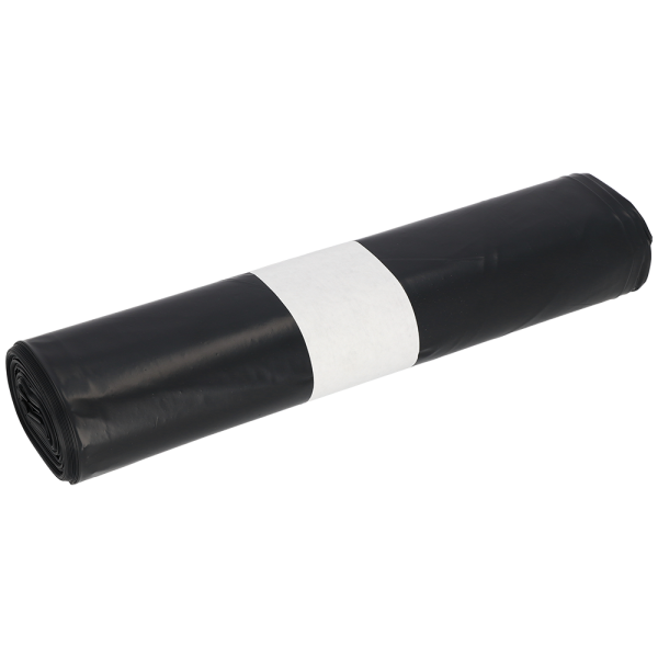 Deiss PREMIUM M&uuml;lls&auml;cke schwarz, Typ 100, 120 Liter, 700 x 1100 mm, 15 S&auml;cke