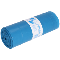 Deiss PREMIUM Abfalls&auml;cke mit Zugaband blau 120...