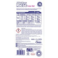 Wei&szlig;er Riese Color Gel Colorwaschmittel, 2x 65 WL
