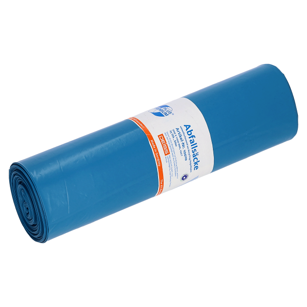 Deiss PREMIUM PLUS M&uuml;lls&auml;cke blau 700x1100mm 120 Liter 25 St&uuml;ck