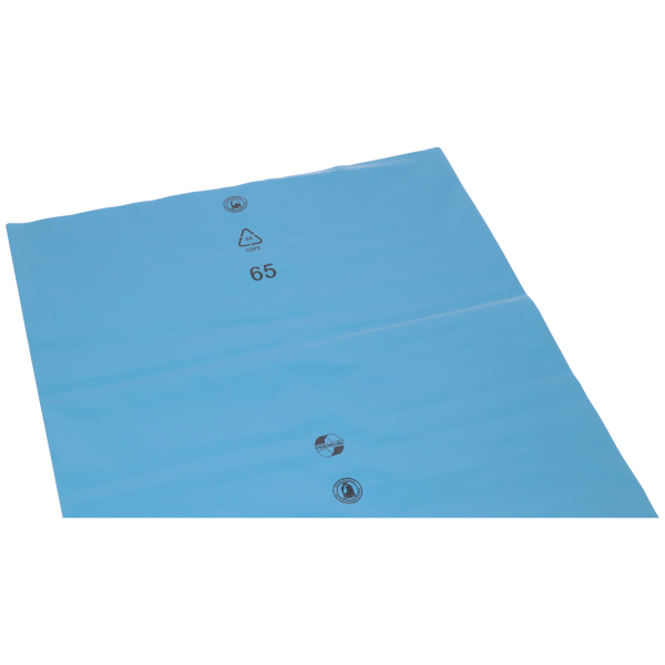 Deiss Abfalls&auml;cke blau 650 + 550 x 1350 mm 100 St&uuml;ck