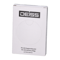 Deiss Hygienebeutel weiss 80+70x230 mm 25x 30 St&uuml;ck