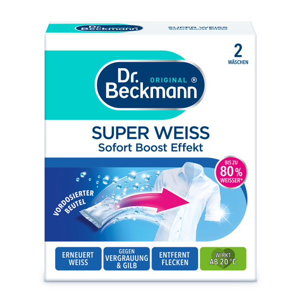 Dr. Beckmann Super Wei&szlig; 2x40g