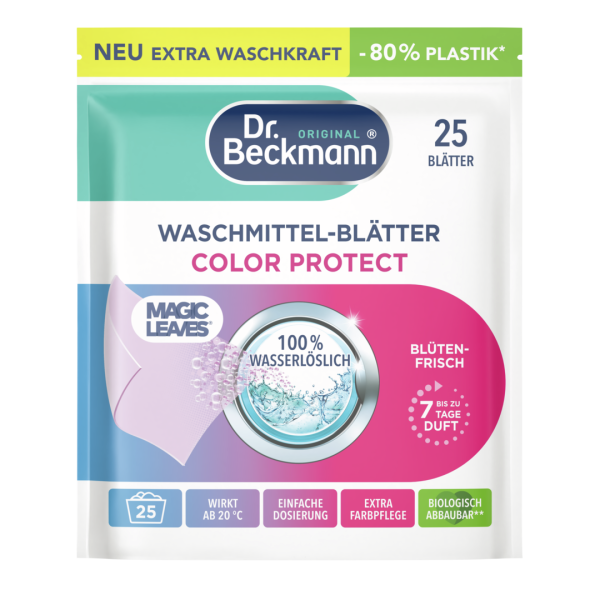 Dr. Beckmann Waschmittel-Bl&auml;tter Color Protect Bl&uuml;tenfrische